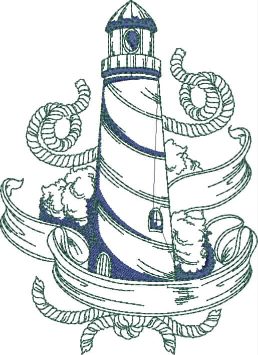 Maritime Adventure Machine Embroidery Design