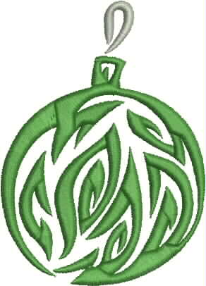 European Christmas Ornament Embroidery