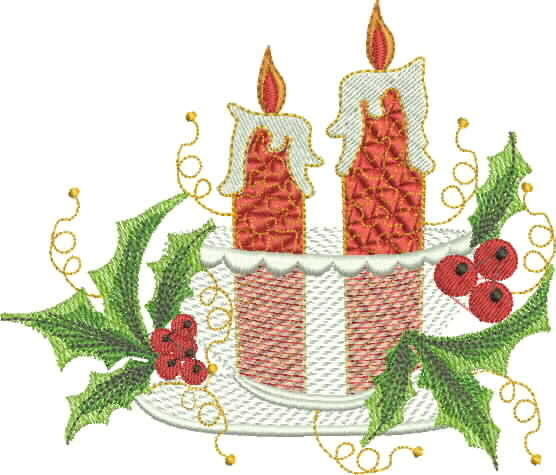 Stylish Holiday Ornament Embroidery