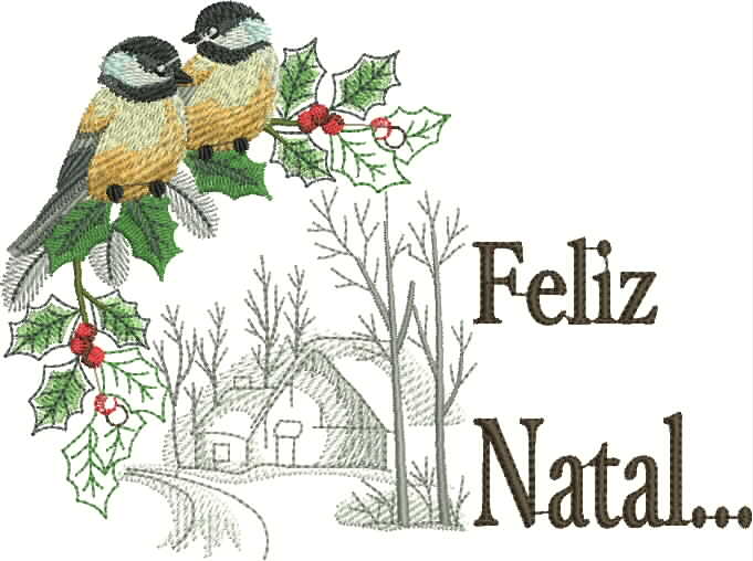 Christmas Gift Ornament Embroidery