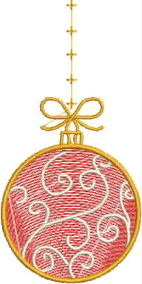 European Holiday Ornament Embroidery