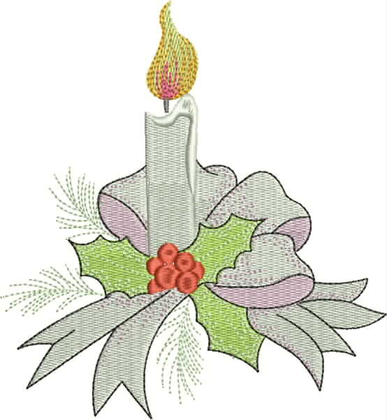 Christmas Eve Bauble Embroidery