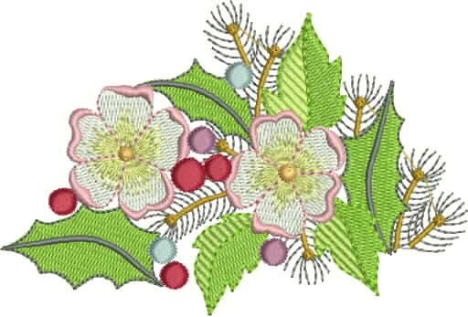 Traditional Holiday Ornament Embroidery