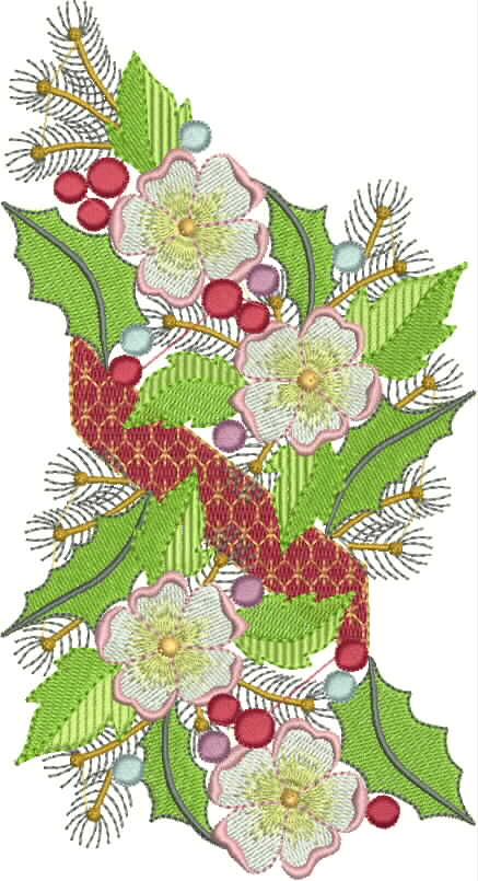European Style Christmas Ball Embroidery