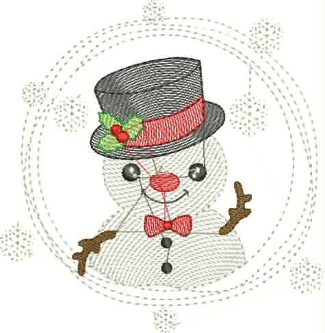 Sparkle & Swirl Ornament Embroidery