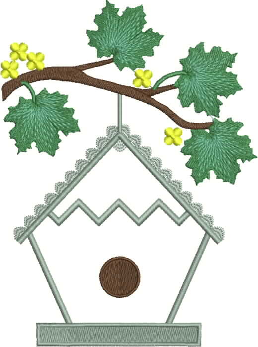 Stylish Wheel Pattern Embroidery Design