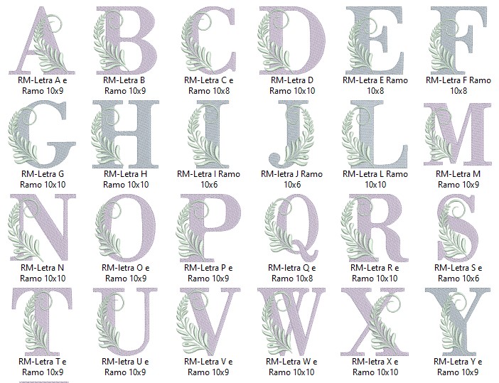 Premium A–Z Alphabet Embroidery Patterns