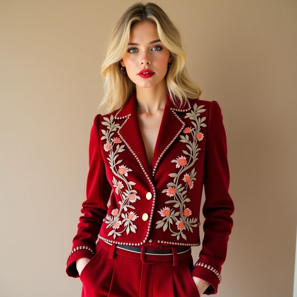 Prestige Palace Women's Embroidery Coat