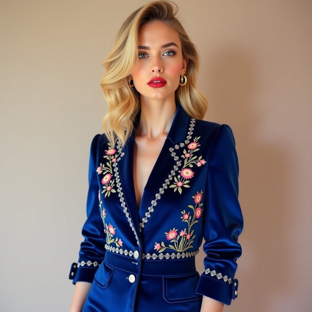 Royal Prestige High Fashion Embroidery Jacket