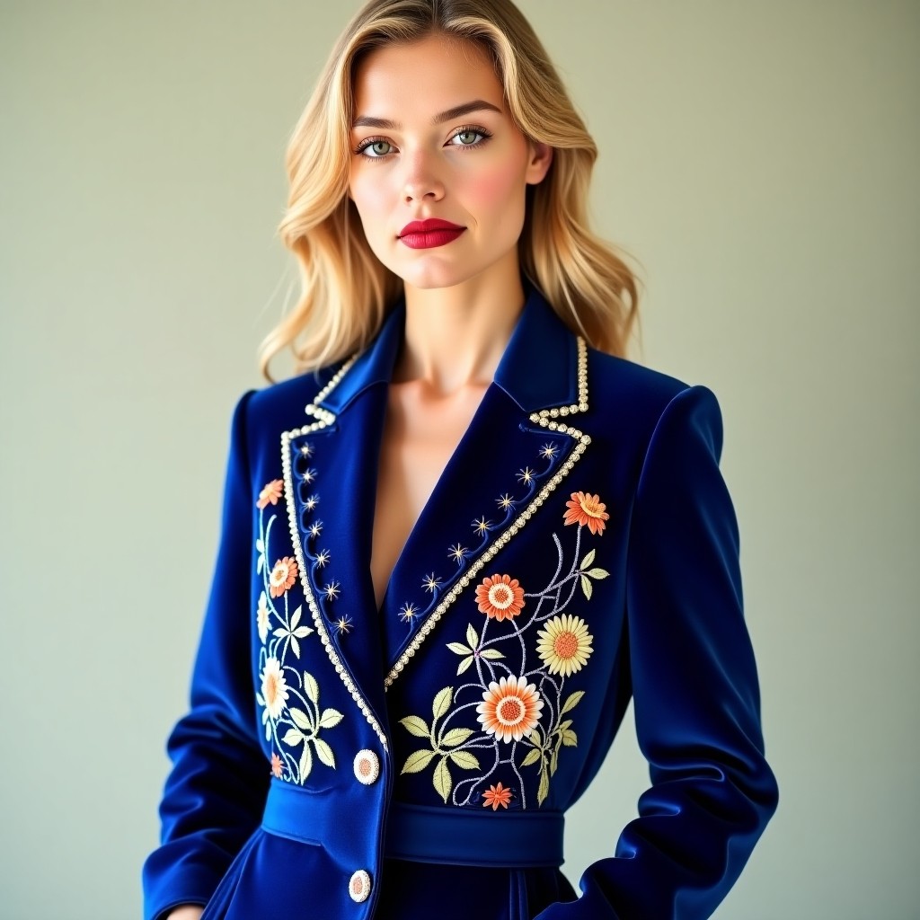 Elite Royale High Fashion Embroidery Jacket