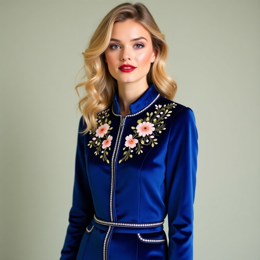 Royal Garden High Fashion Embroidery Jacket
