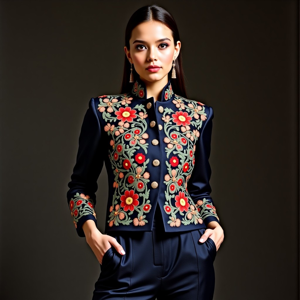 Designer Regal Vine Couture Jacket