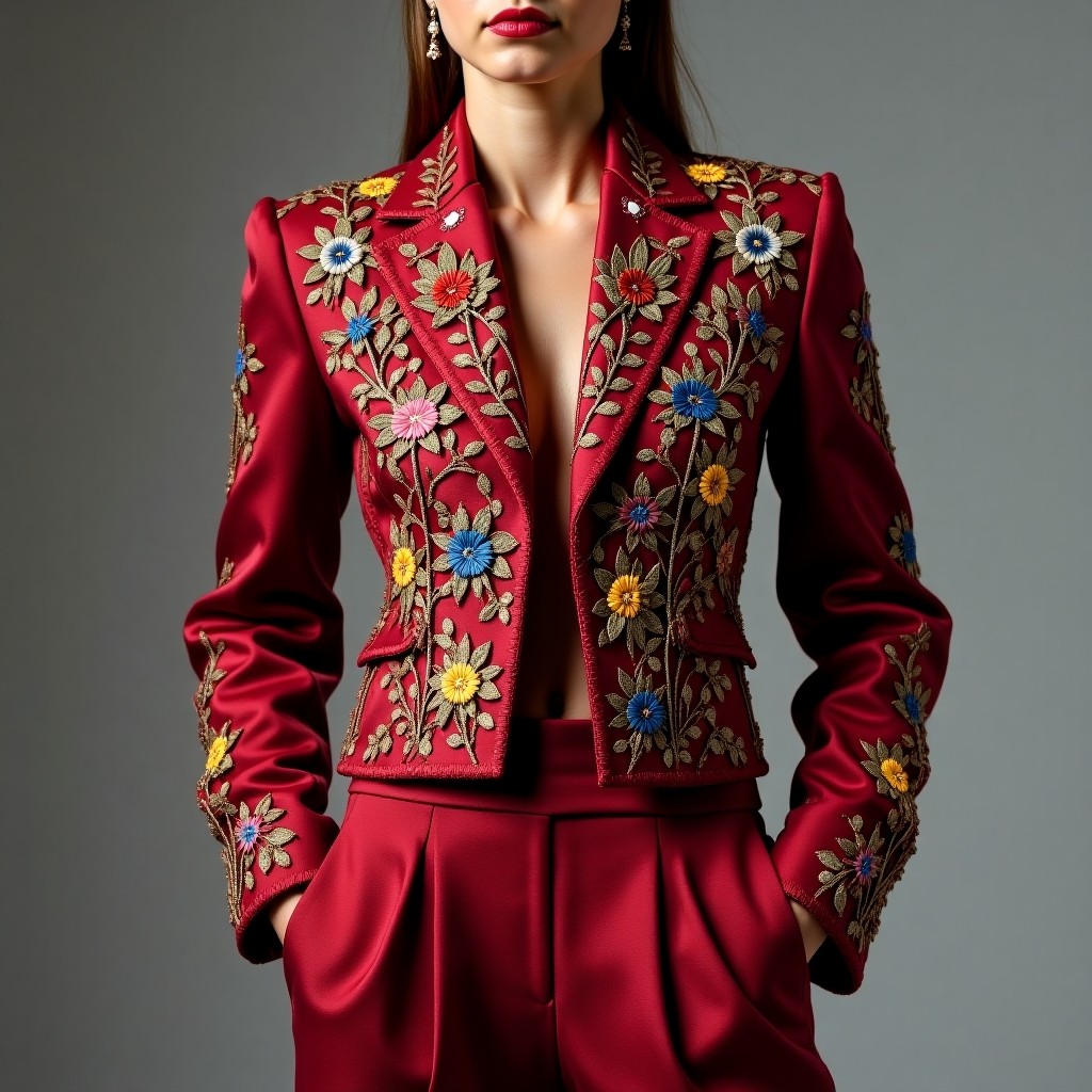 Grand Elite Botanical Couture Jacket