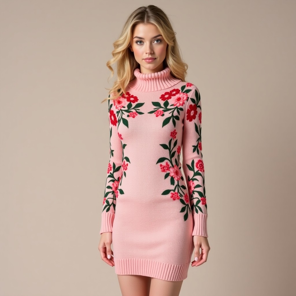 Prestige Rose Garden Embroidered Fashion Dress