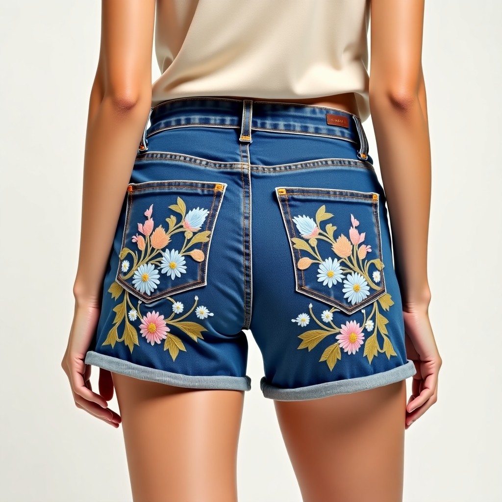 Designer Blossom Couture Resort Women's Shorts