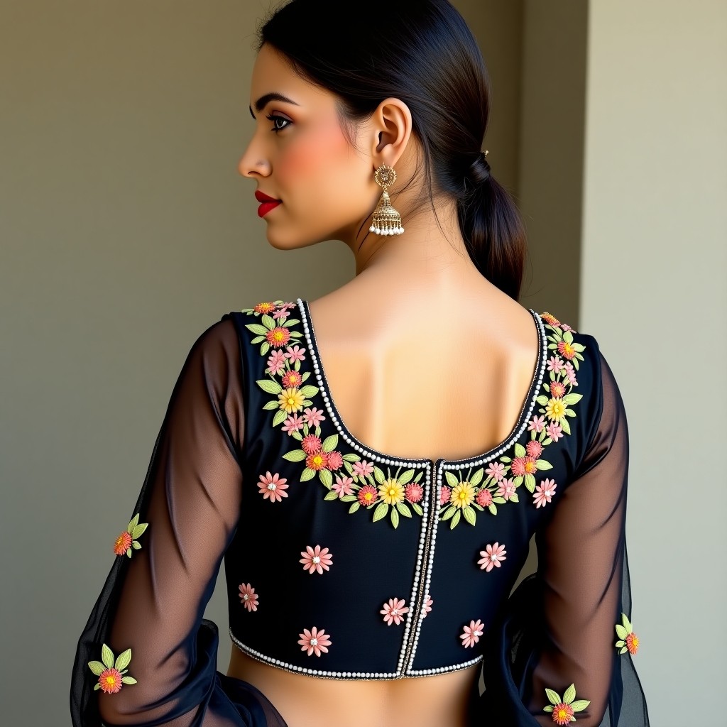 Diamond AI Couture Bloom Women's Blouse