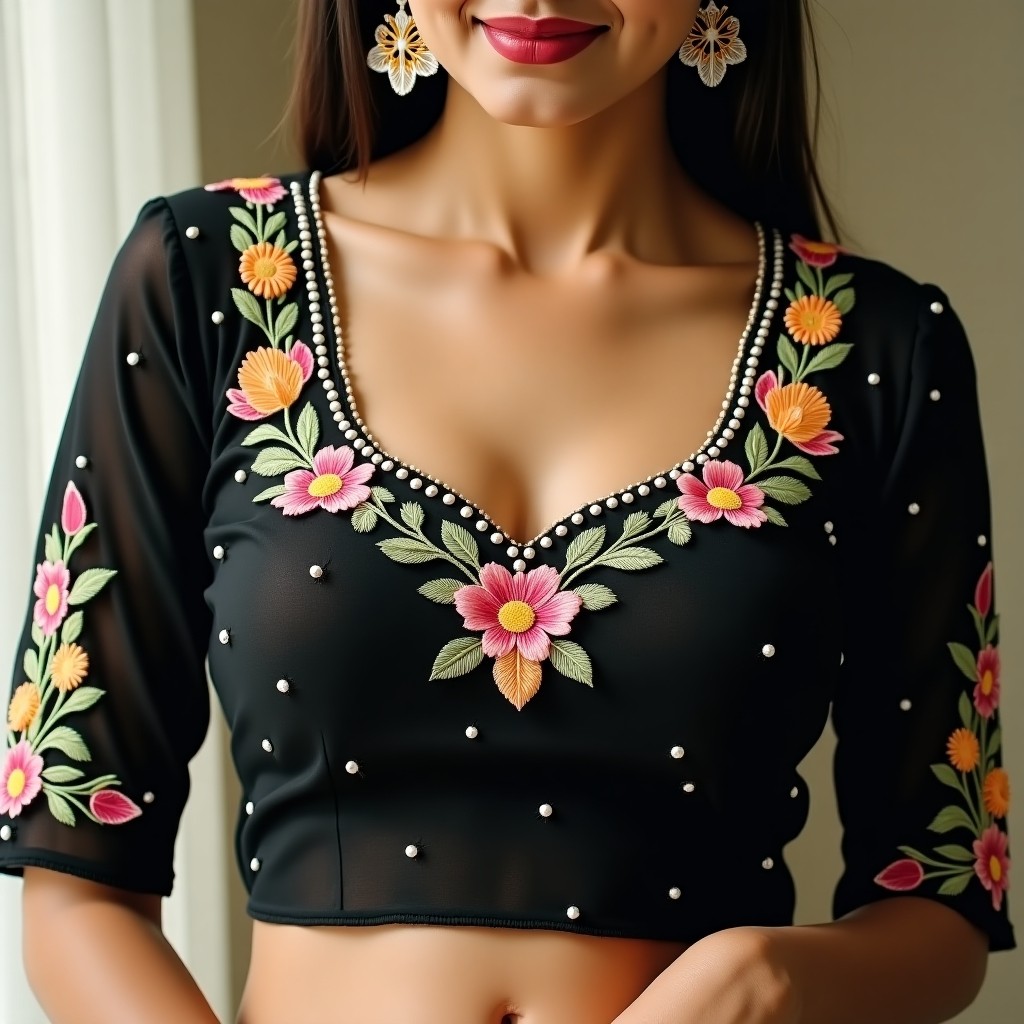 AI Royal Floral Prestige Women's Blouse