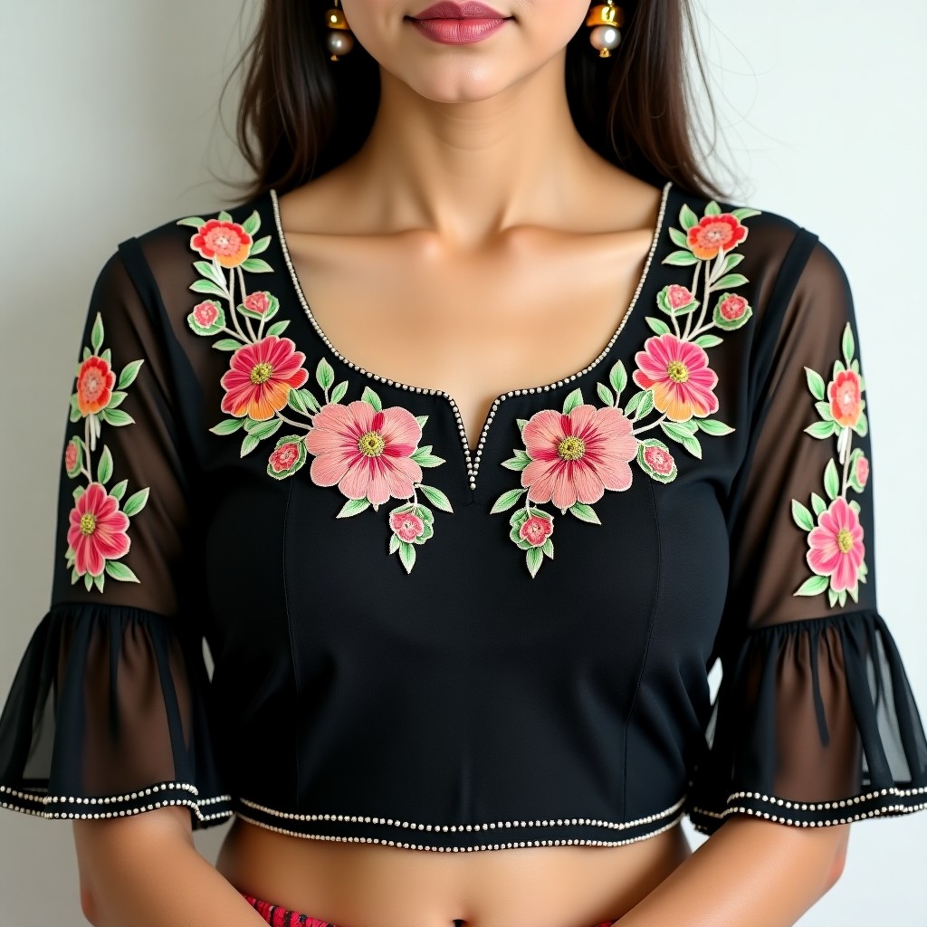 AI Royal Rose Signature Women's Blouse