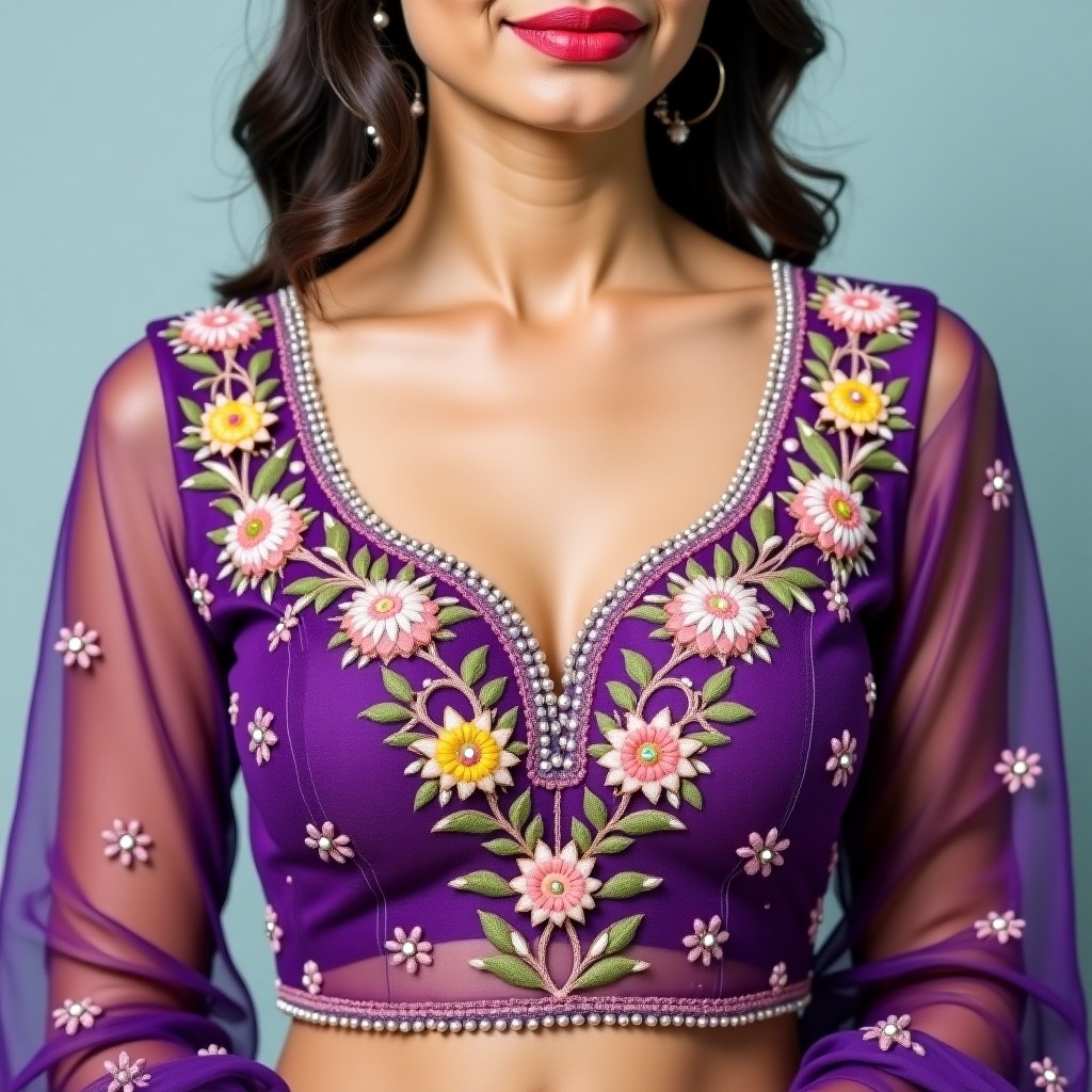 AI Royal Garden Majesty Women's Blouse