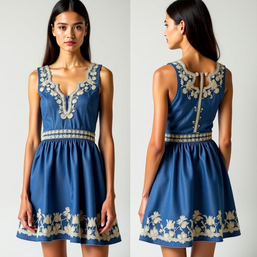 Elegant Blossom Bloom Skater Dress