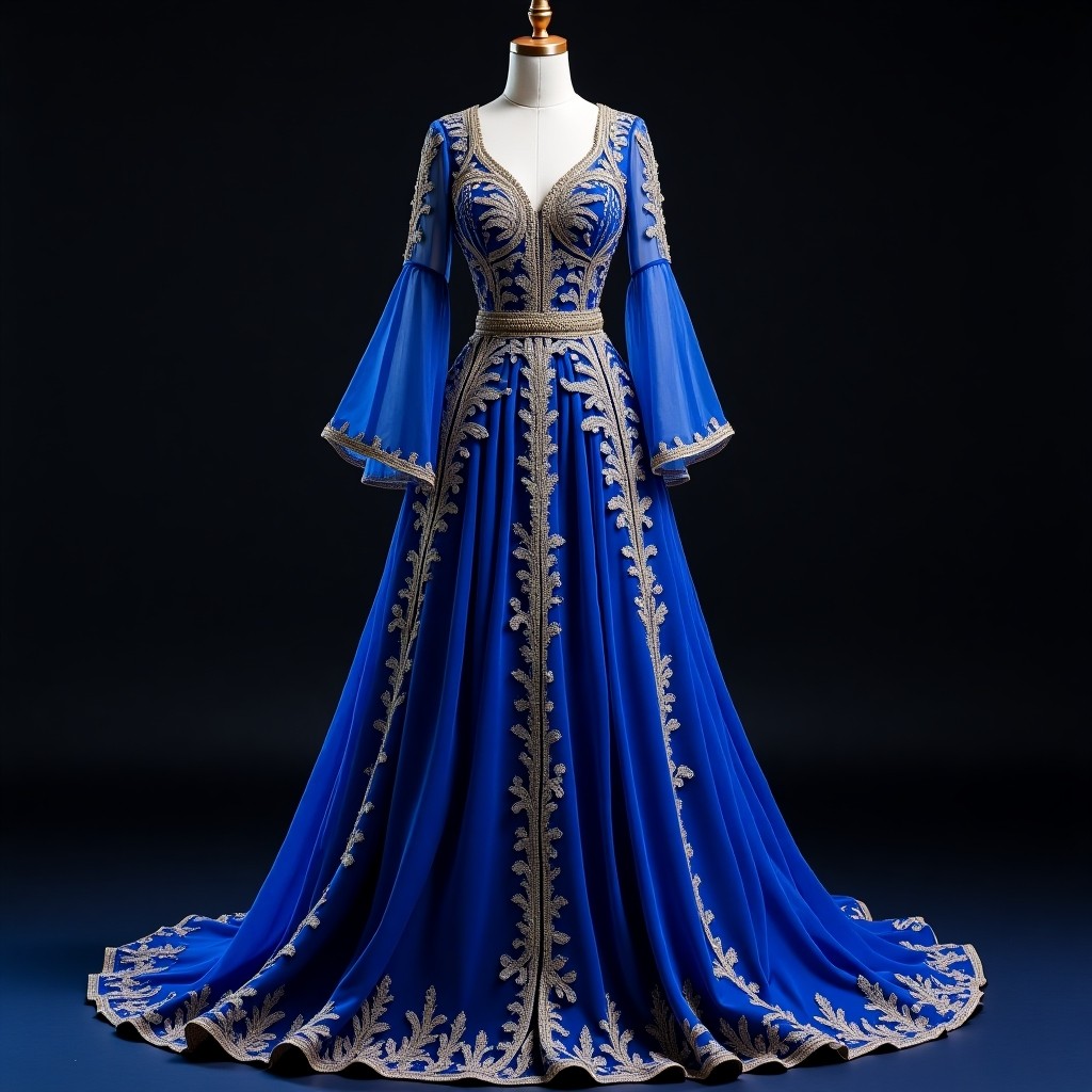 Victorian Blossom Trail Ball Gown