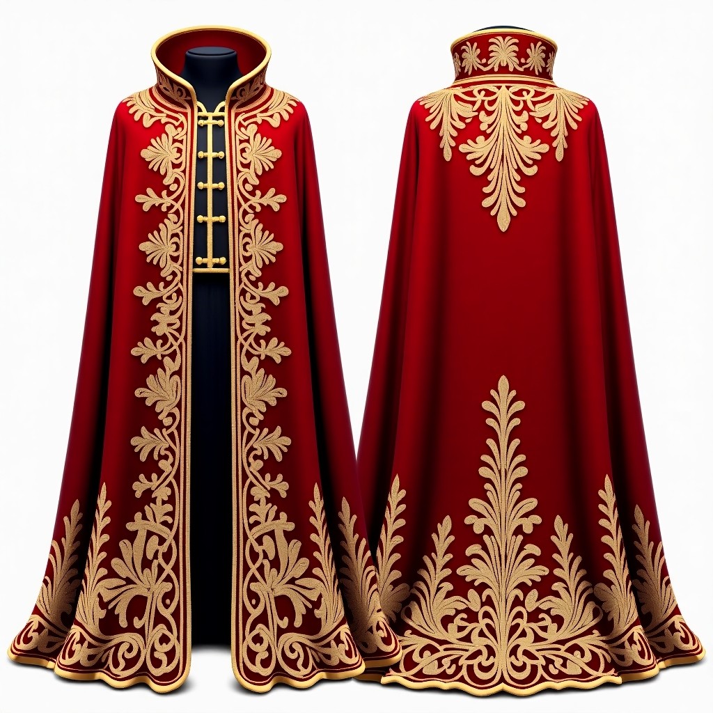 Purple Royal Heritage Embroidered Abaya