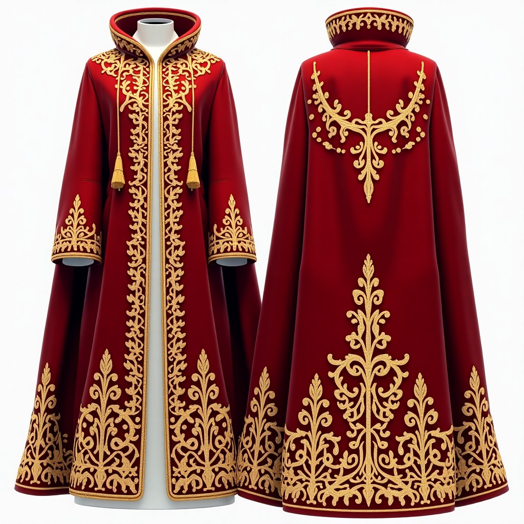 Elegant Pink Blossom Open Front Abaya