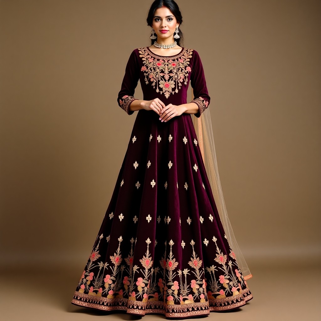 Luxury Floral Embellished Lehenga