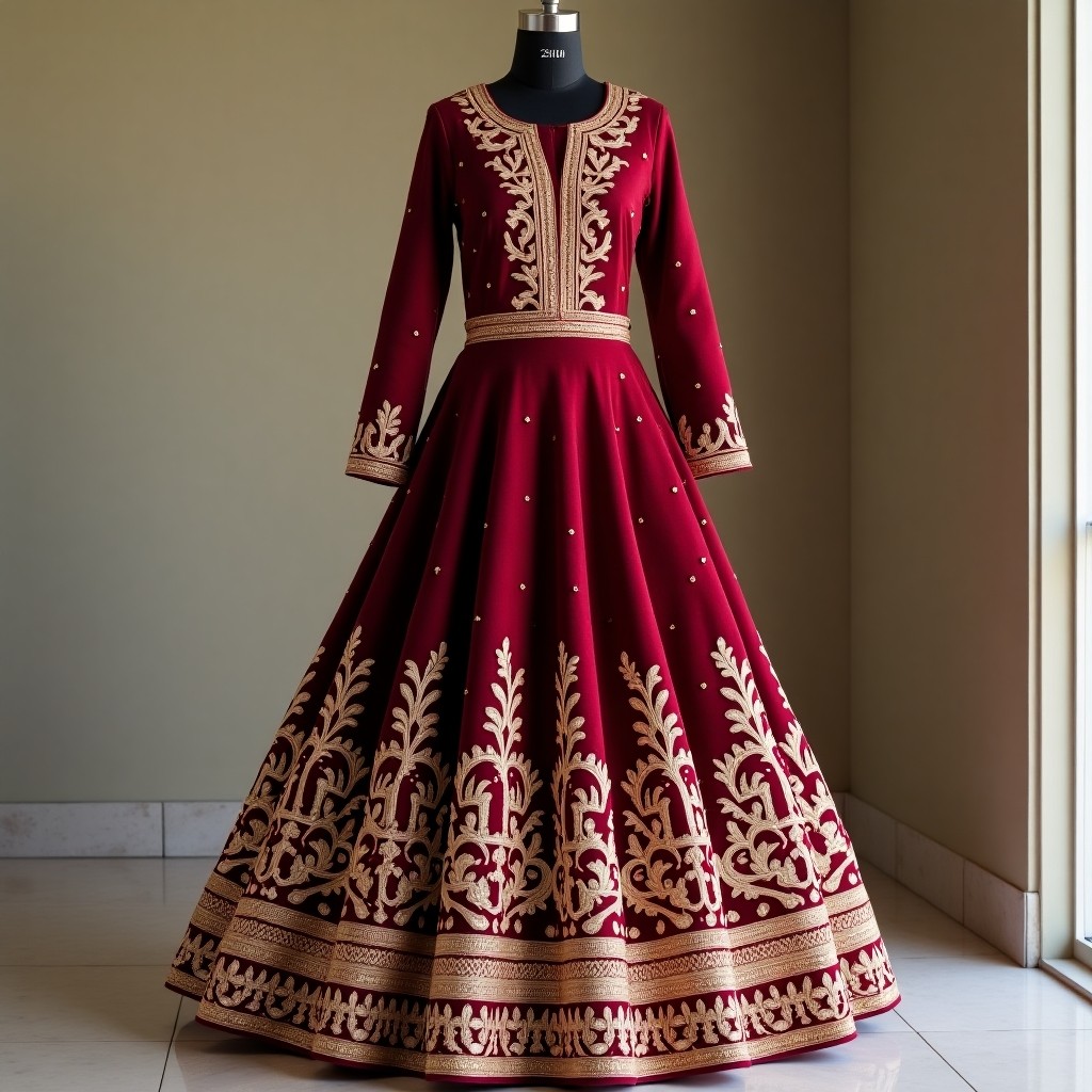 Regal Garden Embroidery Lehenga