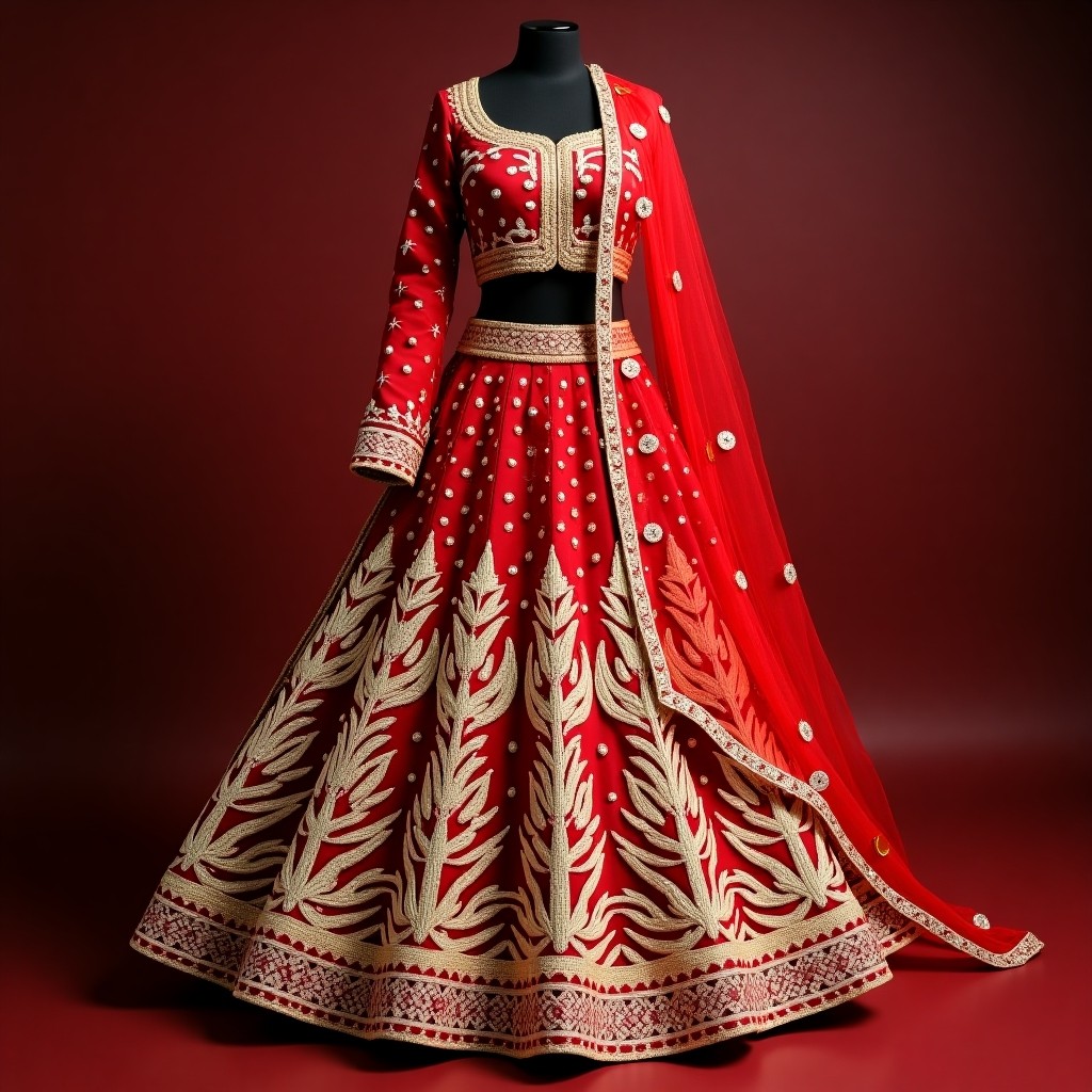 Regal Floral Couture Lehenga