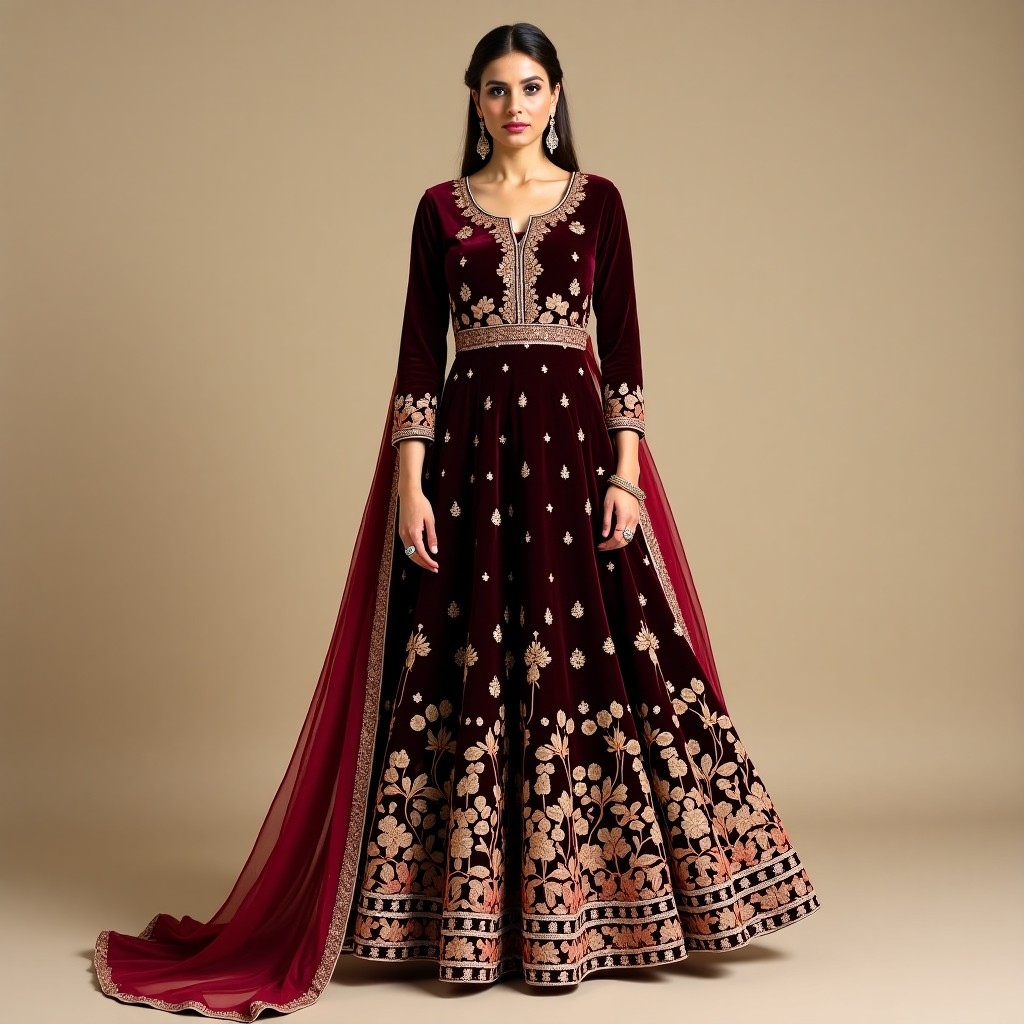 Luxury Floral Heritage Lehenga