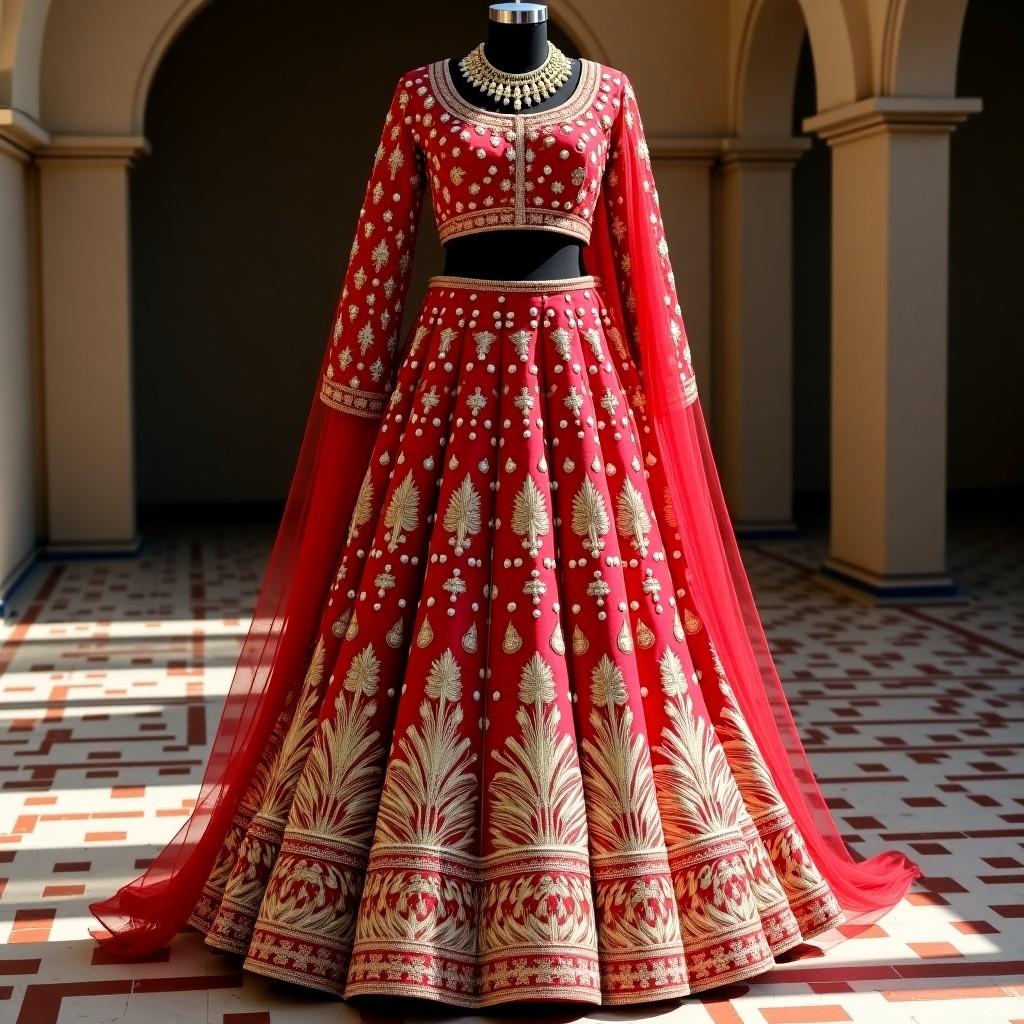 Royal Heritage Blossom Lehenga