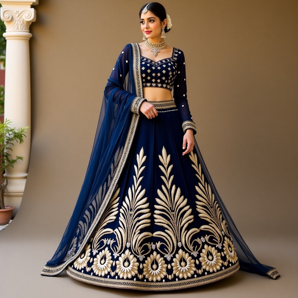 Royal Garden Couture Lehenga