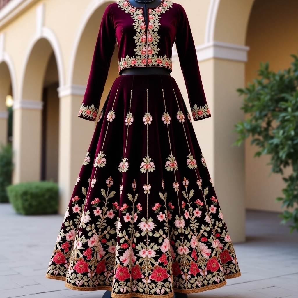 Premium Royal Floral Celebration Lehenga