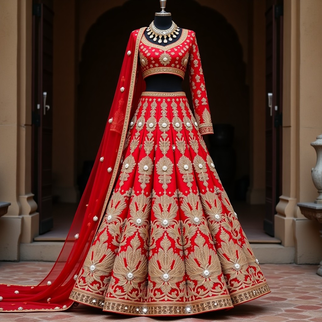 Imperial Blossom Royal Couture Lehenga