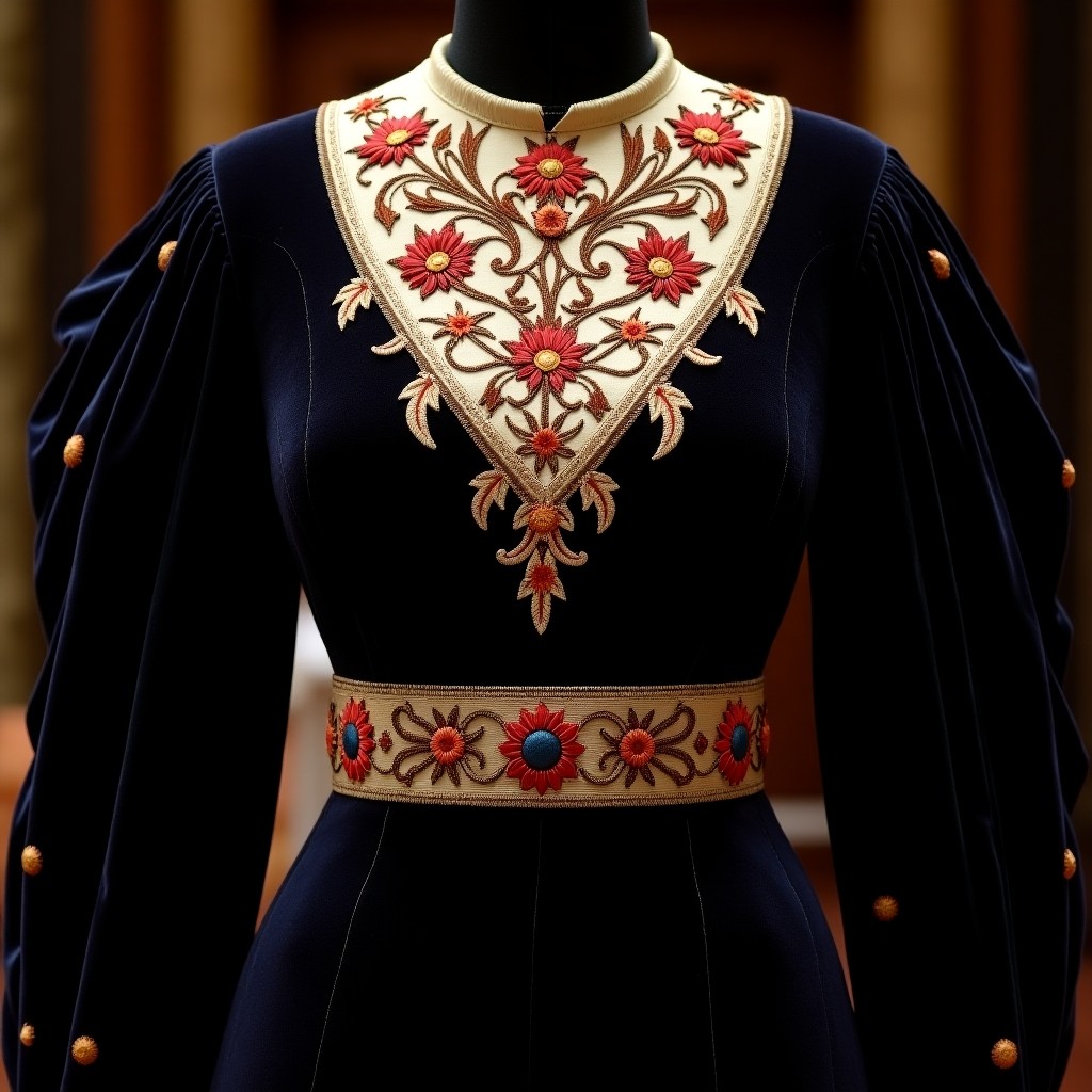 Royal Fleur de Luxe Court Dress