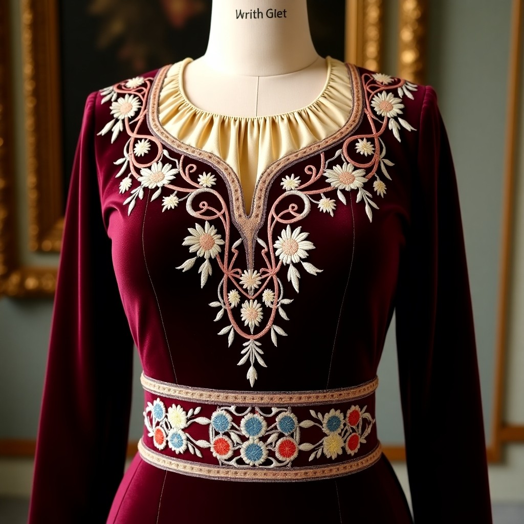 Grand Duchess Embroidered Royal Gown
