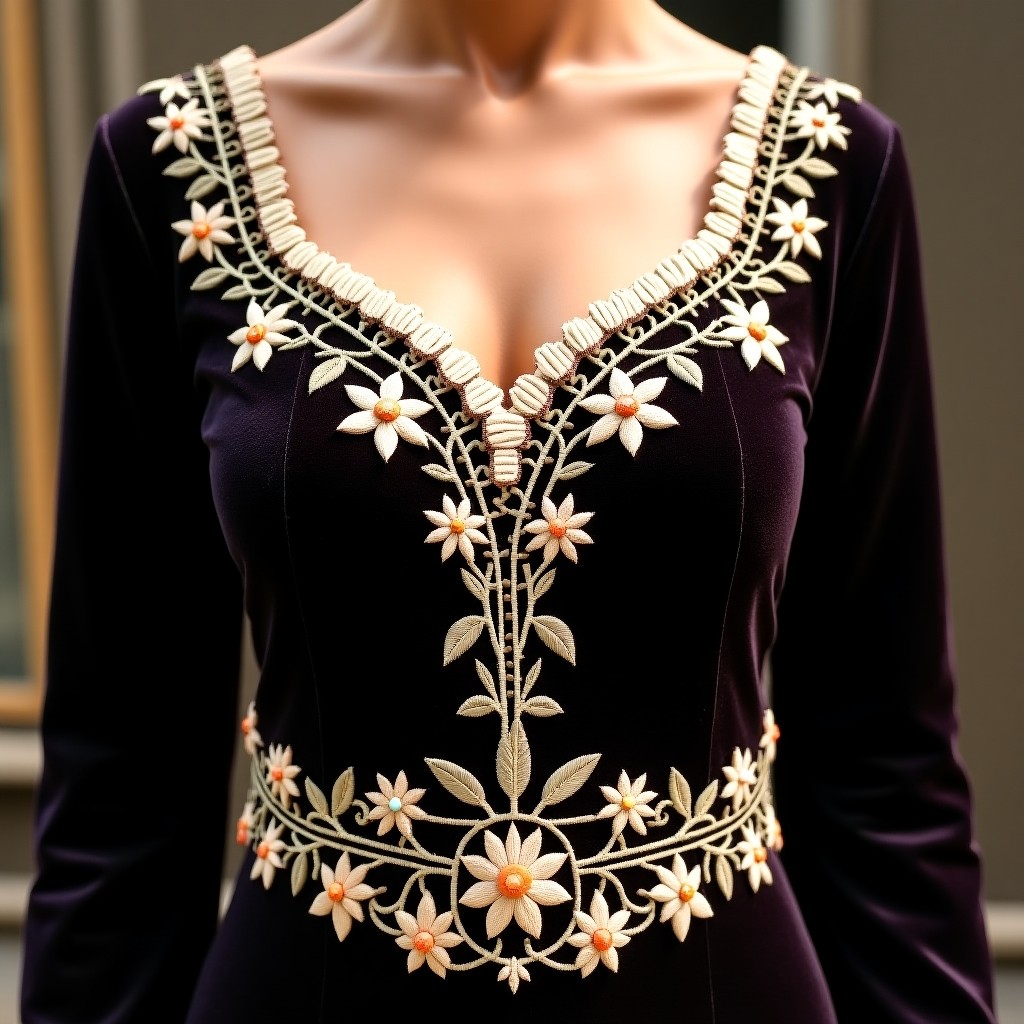 Royal Blossom Duchess Court Dress