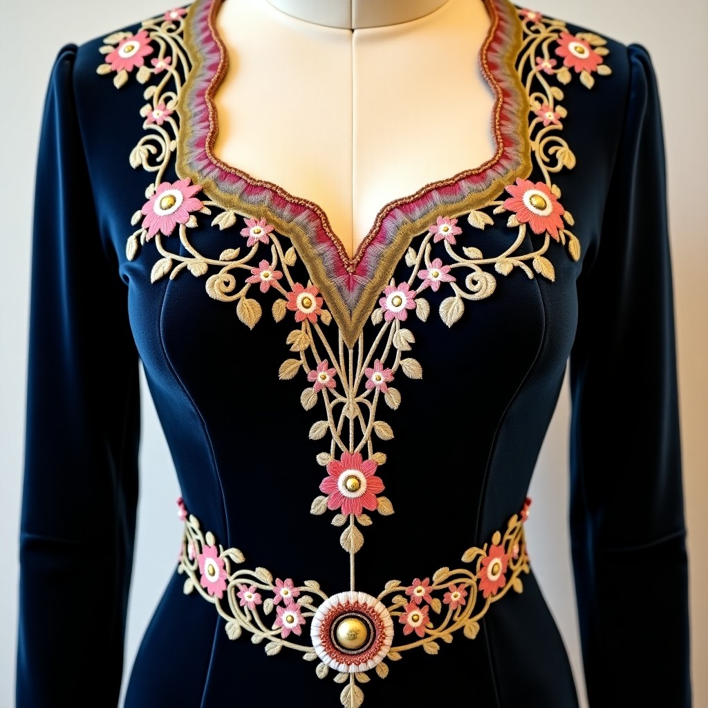 European Heritage Blossom Dress