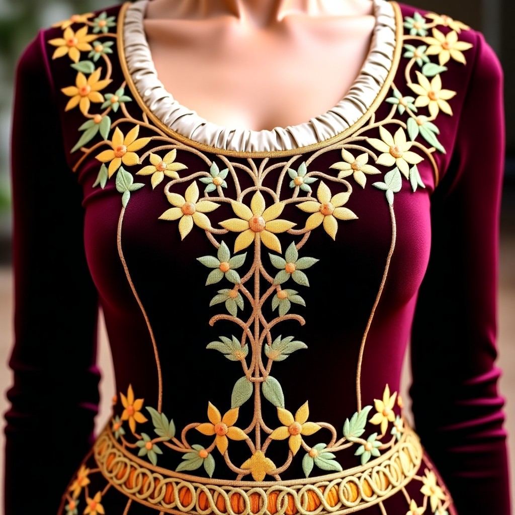 Royal Blossom Imperial Evening Gown