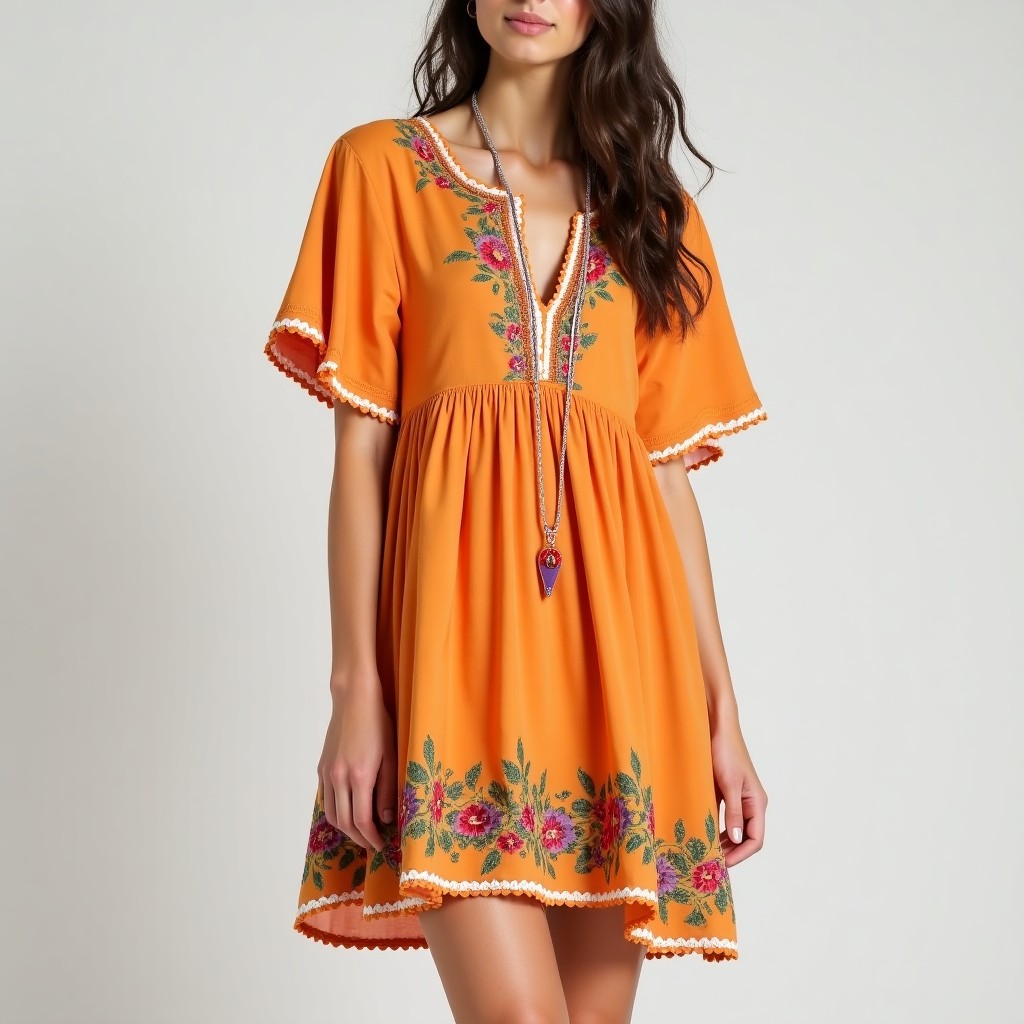 Bohemian Botanical Garden Maxi Dress