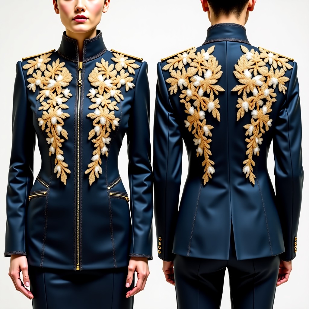 Elegant Luxury Vinework Fashion Jacket