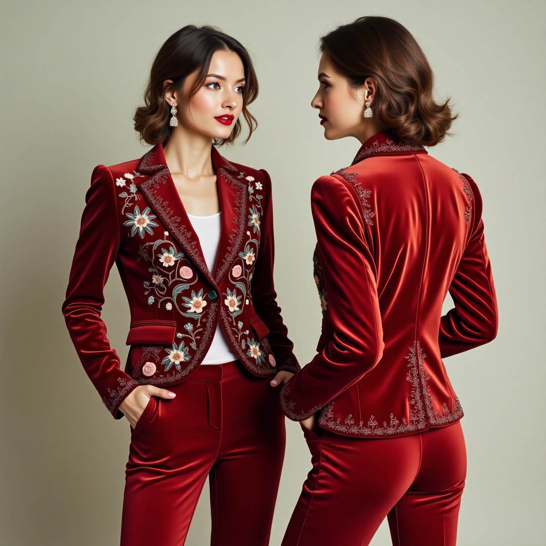 Couture Inspired Embroidered Blazer