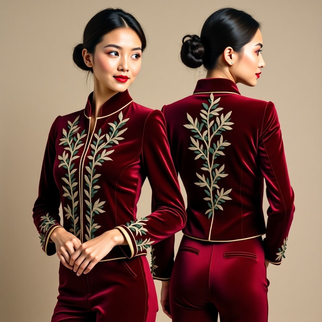 Premium Floral Couture Blazer