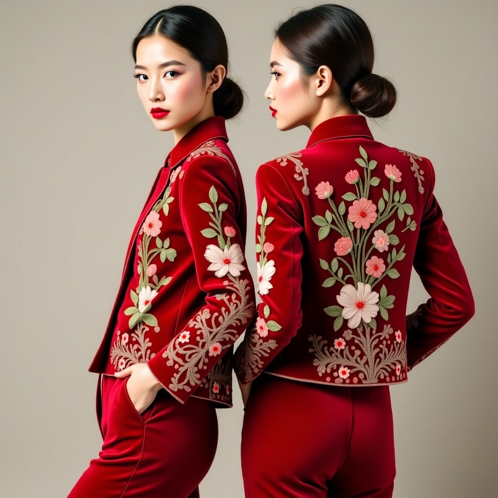 Embroidered Luxury Formal Blazer