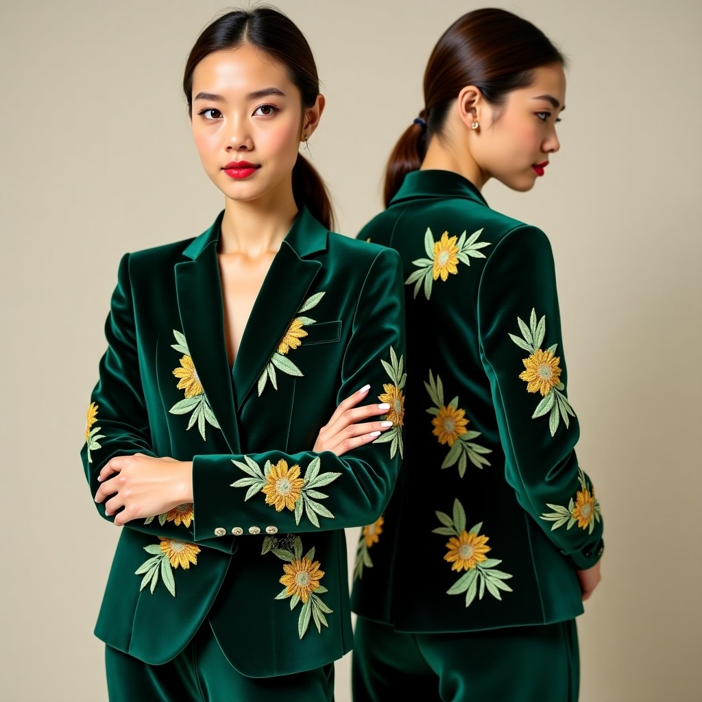 Elegant Embroidered Luxury Jacket