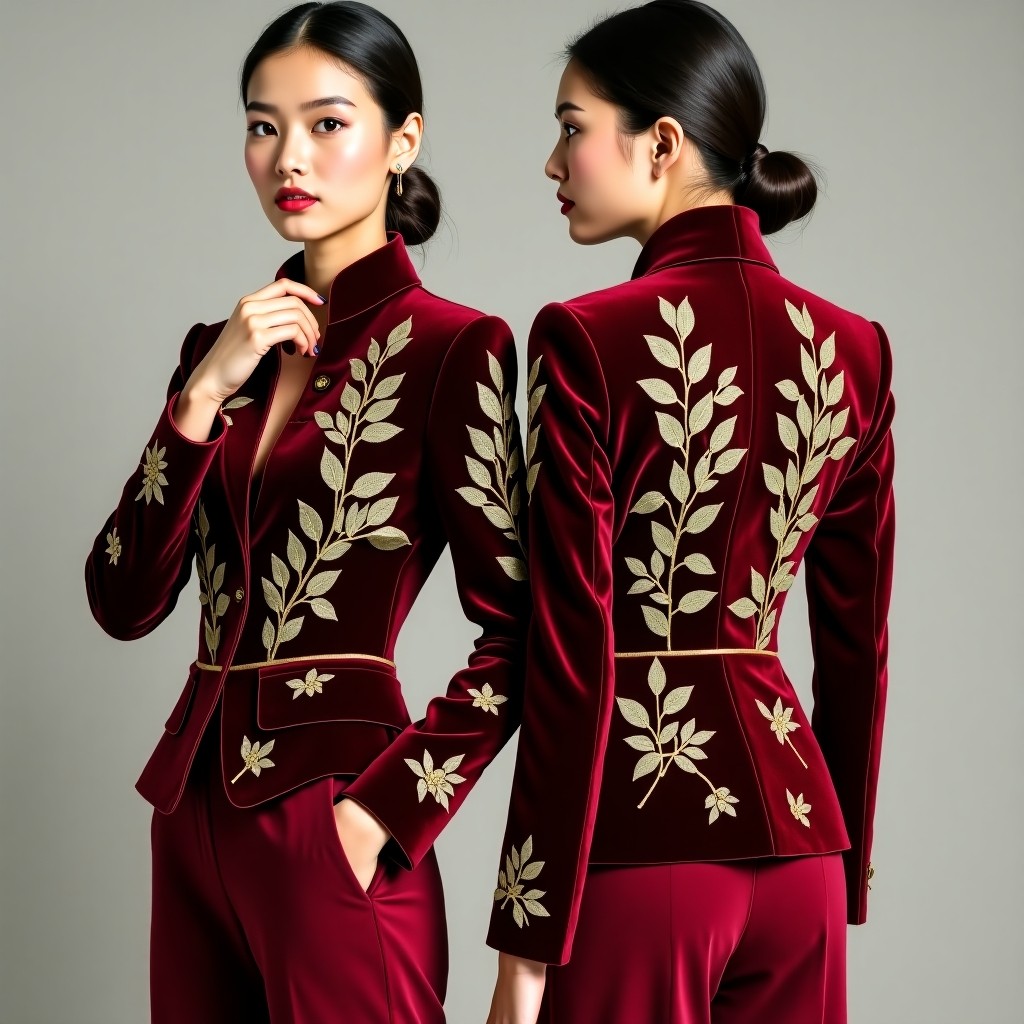 Premium Luxury Embroidery Blazer
