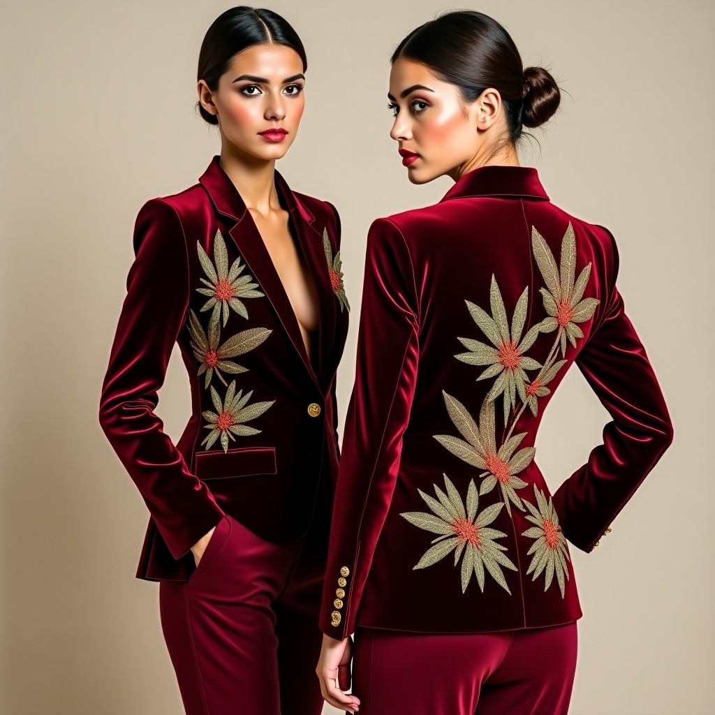 Designer Garden Vine Luxury Blazer