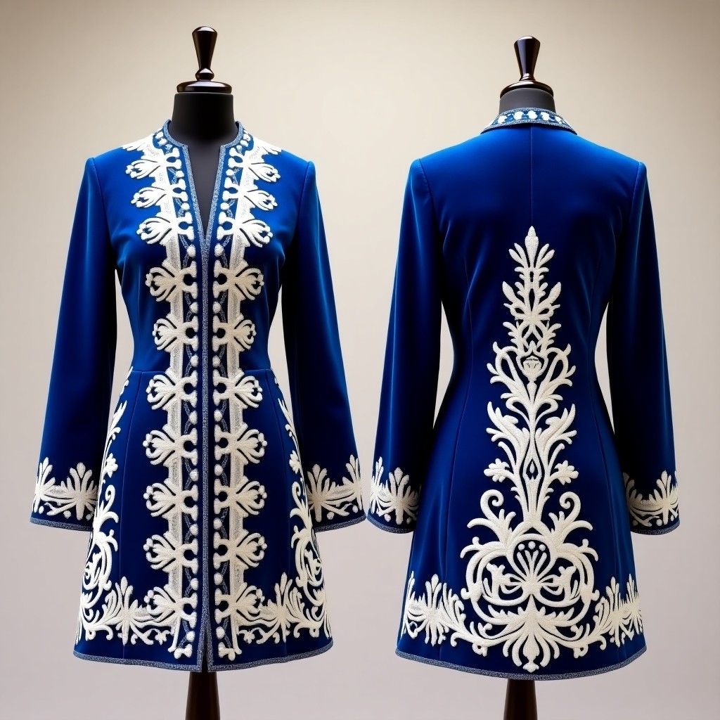 Heritage Floral Embroidered Karakou Jacket