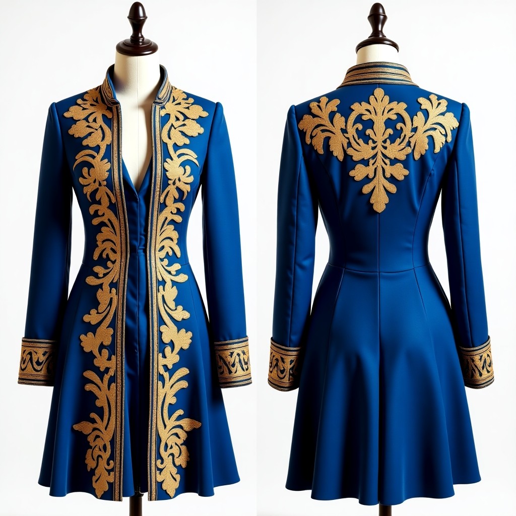 Luxury Ornamental Vine Karakou Jacket